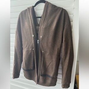 Brown Aritzia Wilfred Free Rousseau Cardigan